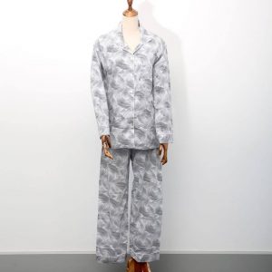 Black swirls pajamas