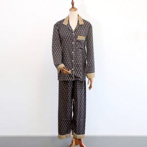 Black paisley pajamas