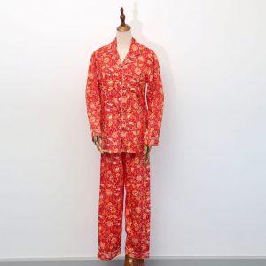 Orange leaves pajamas